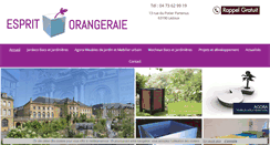 Desktop Screenshot of esprit-orangeraie.com